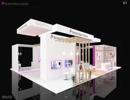 40x50 Île booth design by Pro-X Exhibits